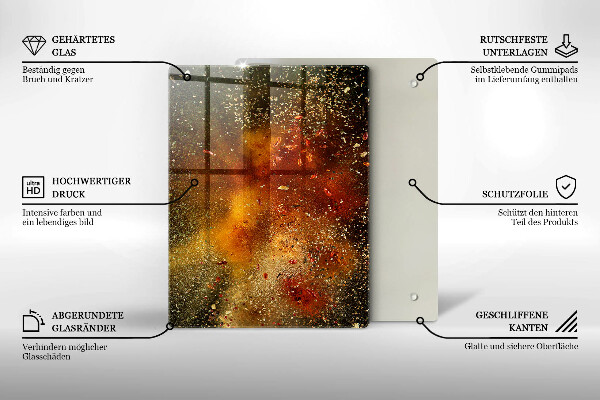Protège plaque de cuisson Épices colorées
