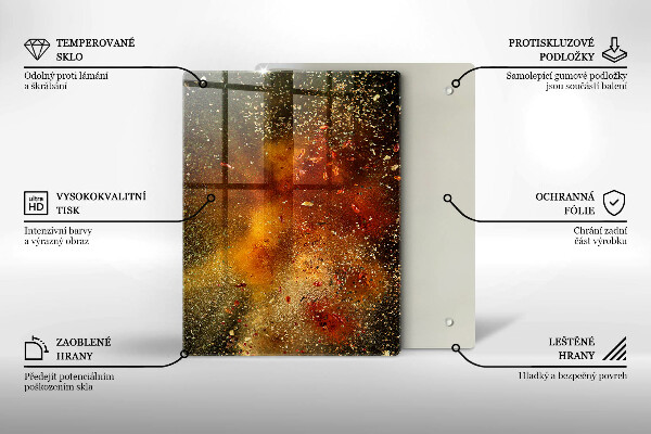Protège plaque de cuisson Épices colorées
