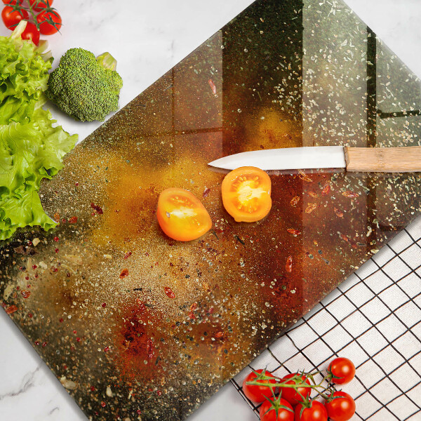 Protège plaque de cuisson Épices colorées