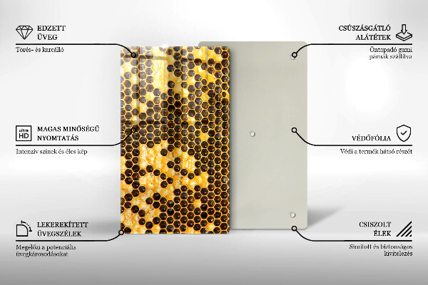 Protège plaque de cuisson Rayon de miel