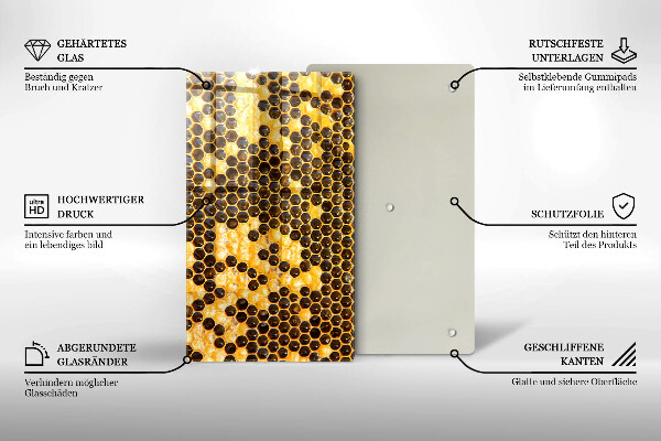 Protège plaque de cuisson Rayon de miel