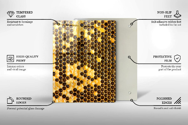 Protège plaque de cuisson Rayon de miel