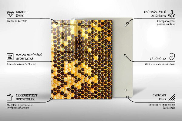 Protège plaque de cuisson Rayon de miel