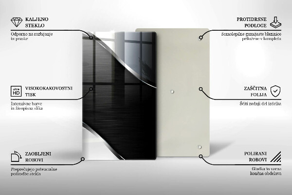 Protège plaque de cuisson Abstraction du métal