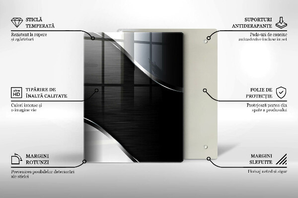 Protège plaque de cuisson Abstraction du métal