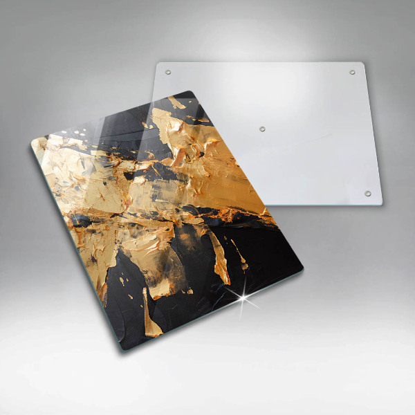 Protège plaque de cuisson Texture de peinture élégante