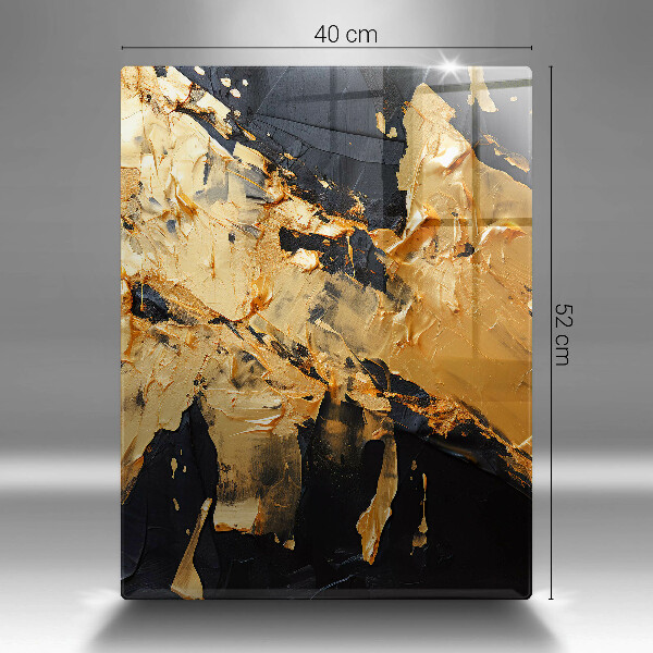 Protège plaque de cuisson Texture de peinture élégante