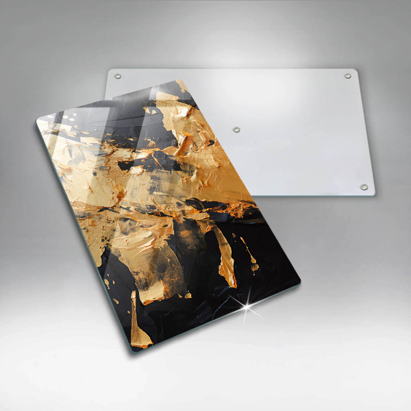 Protège plaque de cuisson Texture de peinture élégante