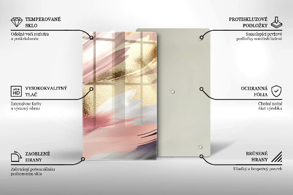 Protège plaque de cuisson Taches pastel