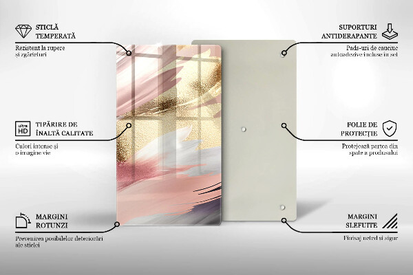 Protège plaque de cuisson Taches pastel