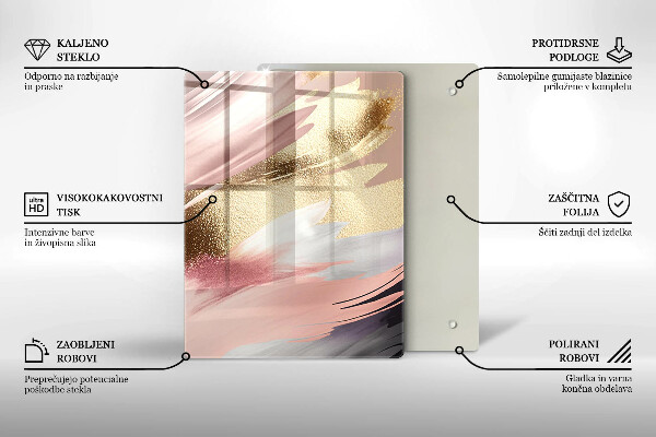 Protège plaque de cuisson Taches pastel