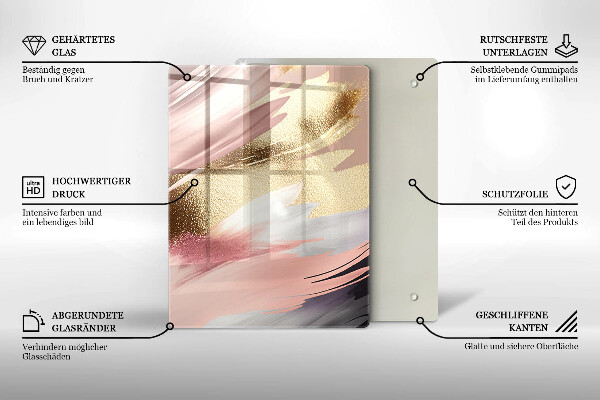 Protège plaque de cuisson Taches pastel