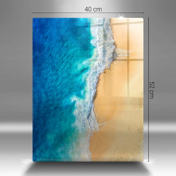 Protège plaque de cuisson Plage et mer