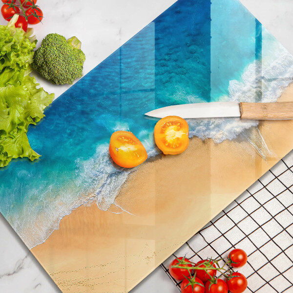 Protège plaque de cuisson Plage et mer