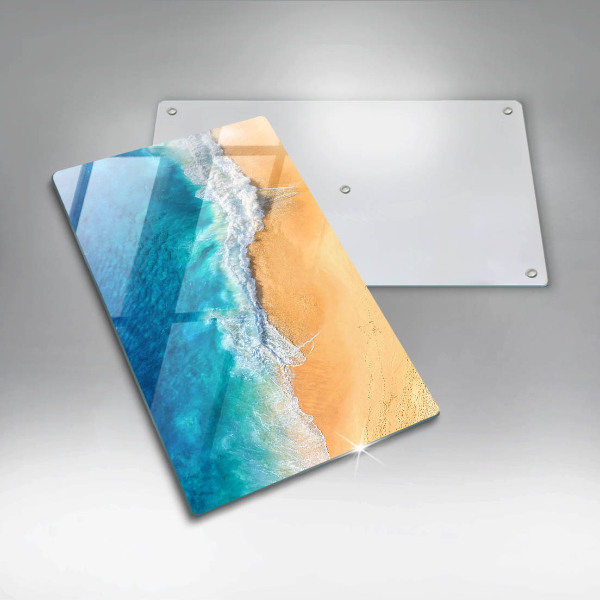 Protège plaque de cuisson Plage et mer