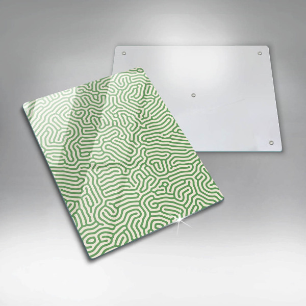 Protège plaque de cuisson Lignes abstraites