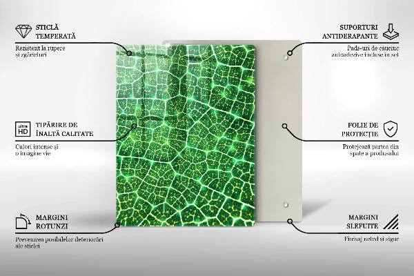 Protège plaque de cuisson Structure des feuilles