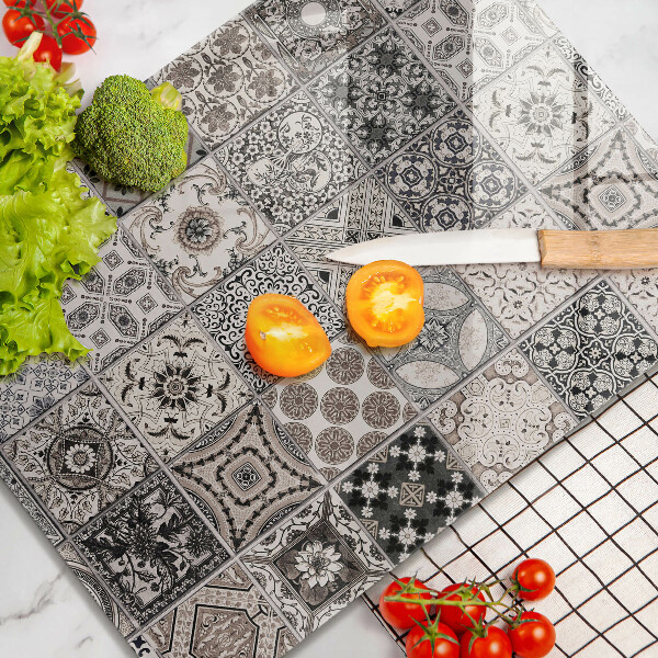 Protège plaque de cuisson Carreaux décoratifs