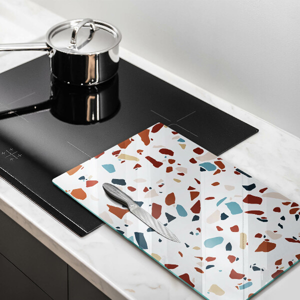 Protège plaque de cuisson Pierre décorative