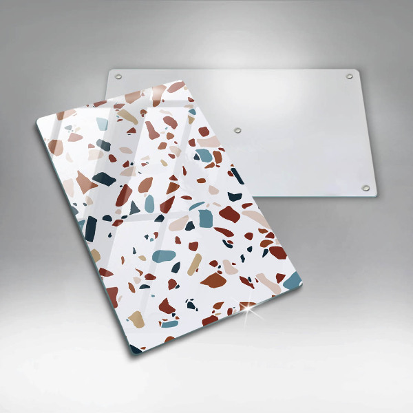 Protège plaque de cuisson Pierre décorative