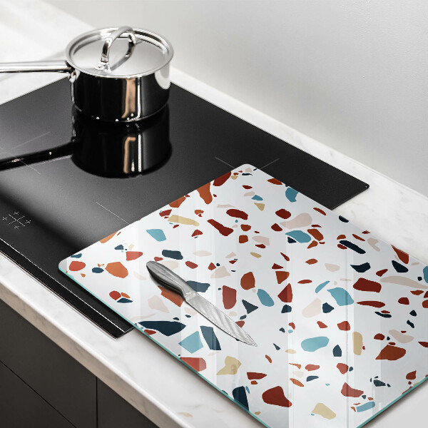 Protège plaque de cuisson Pierre décorative