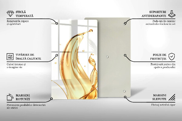 Protège plaque de cuisson huile d'olive