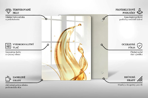 Protège plaque de cuisson huile d'olive