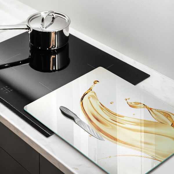 Protège plaque de cuisson huile d'olive