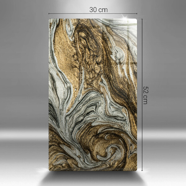 Protège plaque de cuisson Riche abstraction