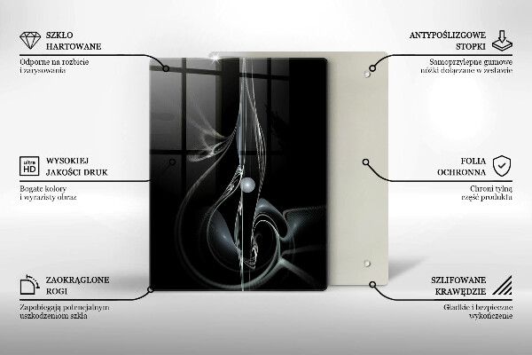 Protège plaque de cuisson Abstraction moderne