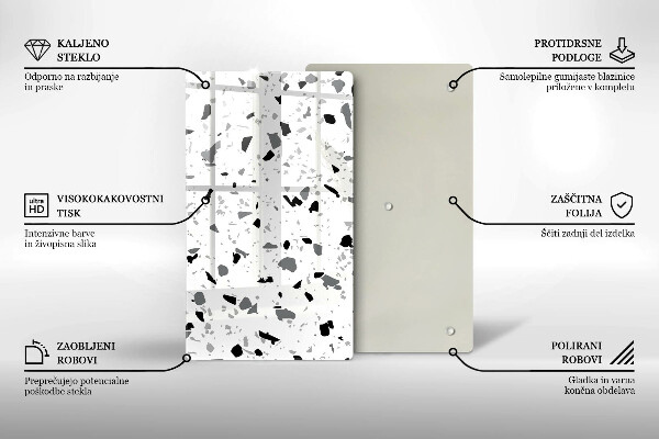 Protège plaque de cuisson Grès décoratif