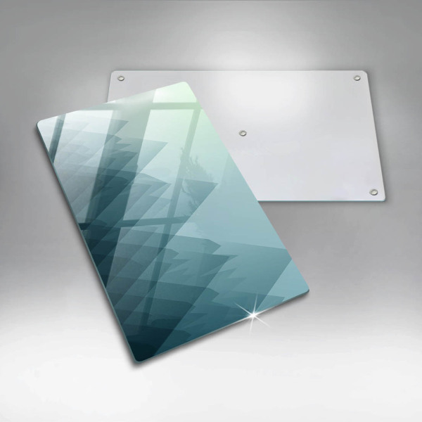 Protège plaque de cuisson Montagnes abstraites