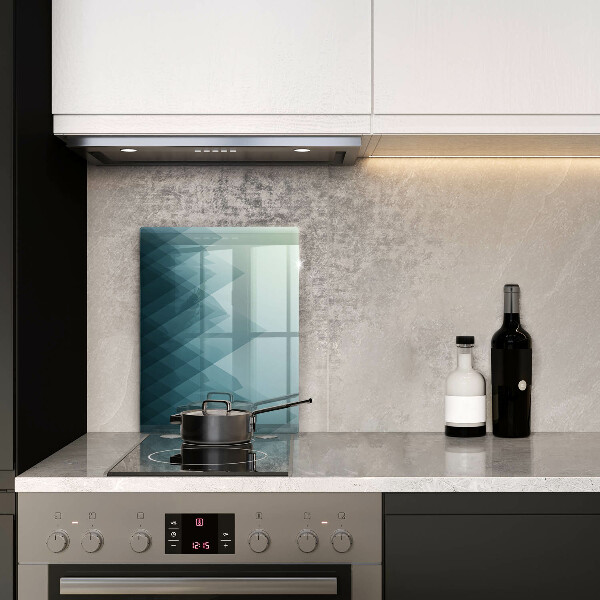 Protège plaque de cuisson Montagnes abstraites