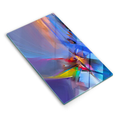 Protège plaque de cuisson Abstraction peinte