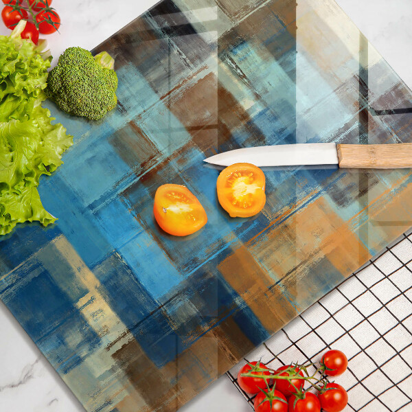 Protège plaque de cuisson Fond peint