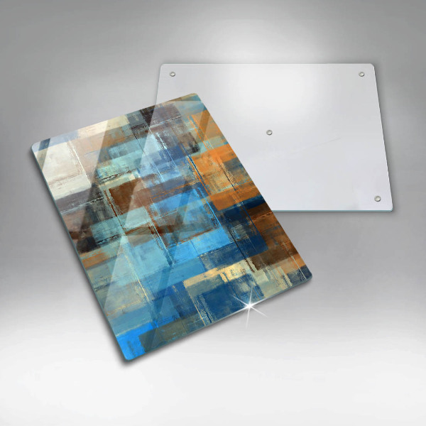 Protège plaque de cuisson Fond peint