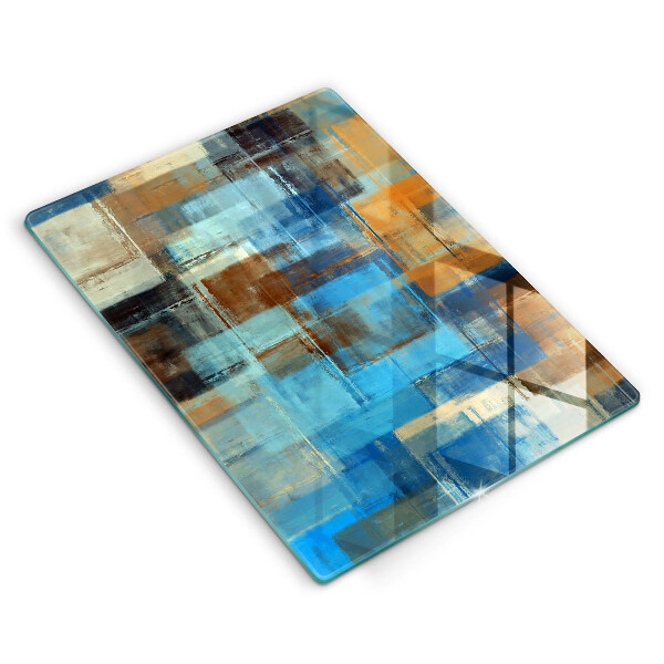 Protège plaque de cuisson Fond peint