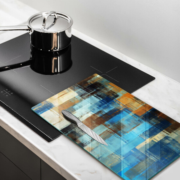 Protège plaque de cuisson Fond peint