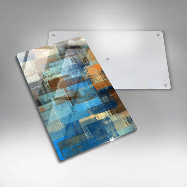 Protège plaque de cuisson Fond peint