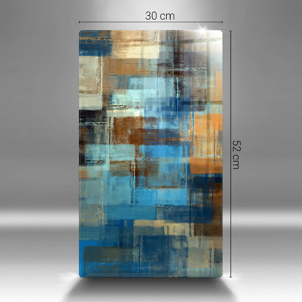 Protège plaque de cuisson Fond peint