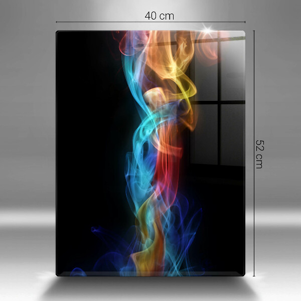 Protège plaque de cuisson Fumée colorée