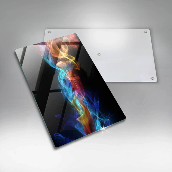 Protège plaque de cuisson Fumée colorée