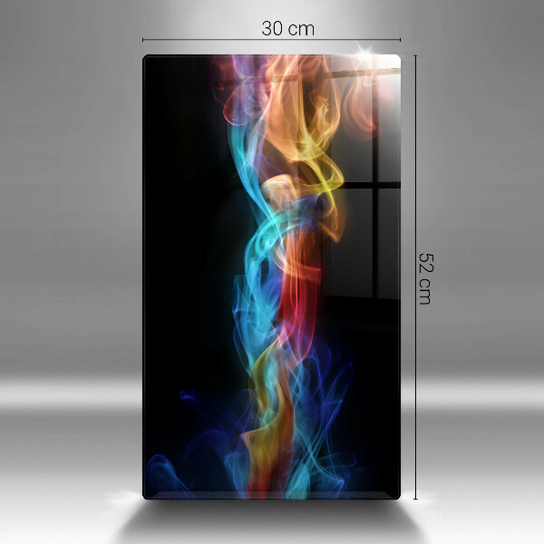 Protège plaque de cuisson Fumée colorée