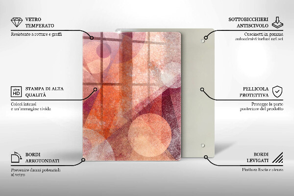 Protège plaque de cuisson Art abstrait