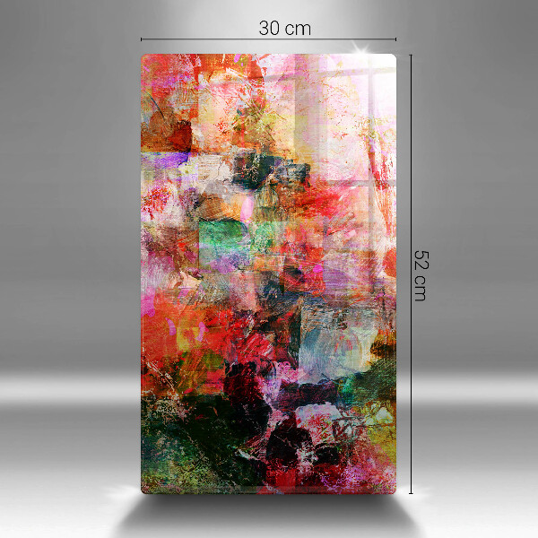 Protège plaque de cuisson Peinture abstraite