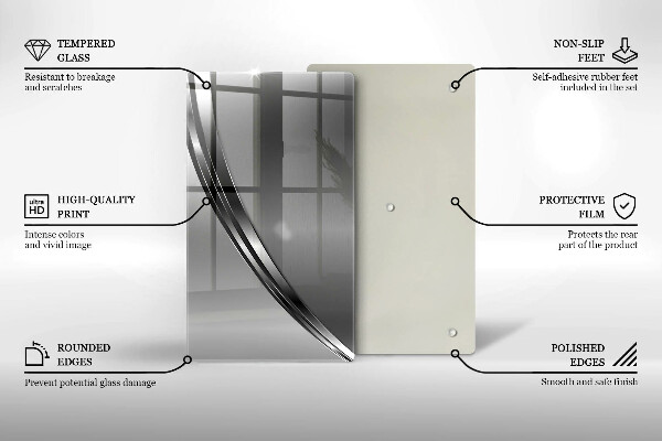 Protège plaque de cuisson Abstraction du métal