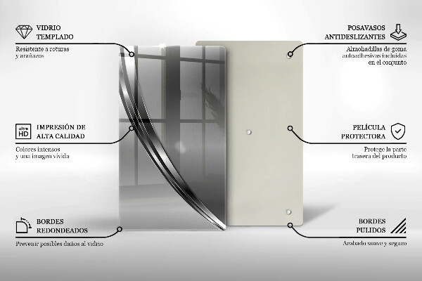 Protège plaque de cuisson Abstraction du métal