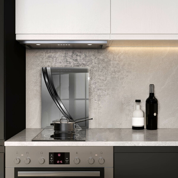 Protège plaque de cuisson Abstraction du métal