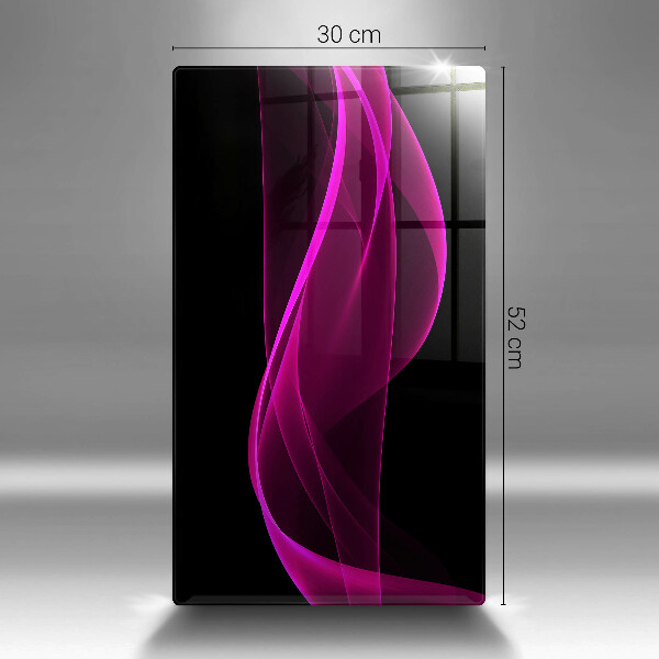 Protège plaque de cuisson Abstraction rose