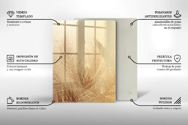 Protège plaque de cuisson Vacances à la plage et au sable